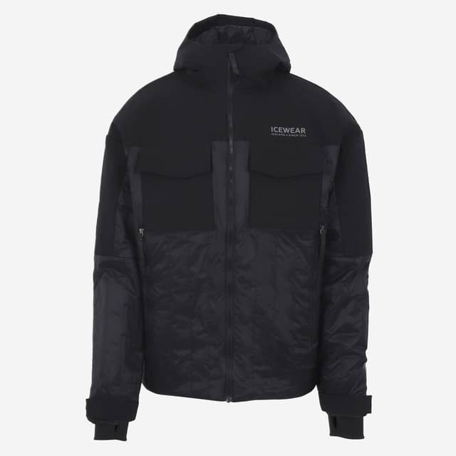 Black sheep Icelandic wool filled jackets